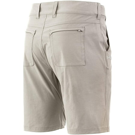 HUK Mens Next Level 10.5 Quick-Drying Performance Fishing Shorts with UPF 30 Sun Protection